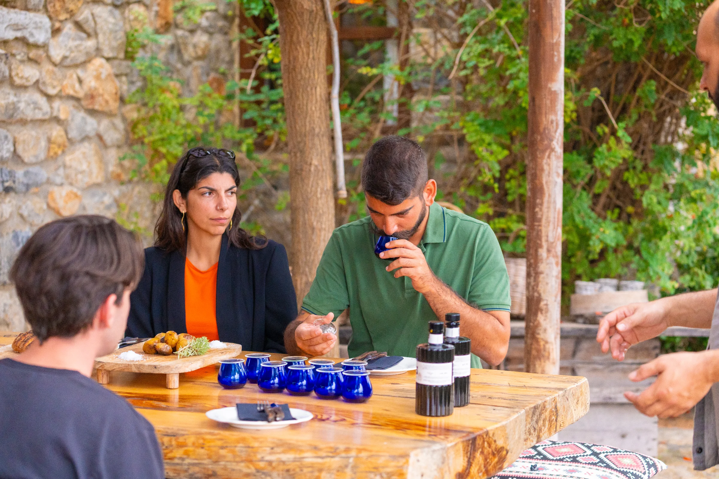 Olive-oil tasting