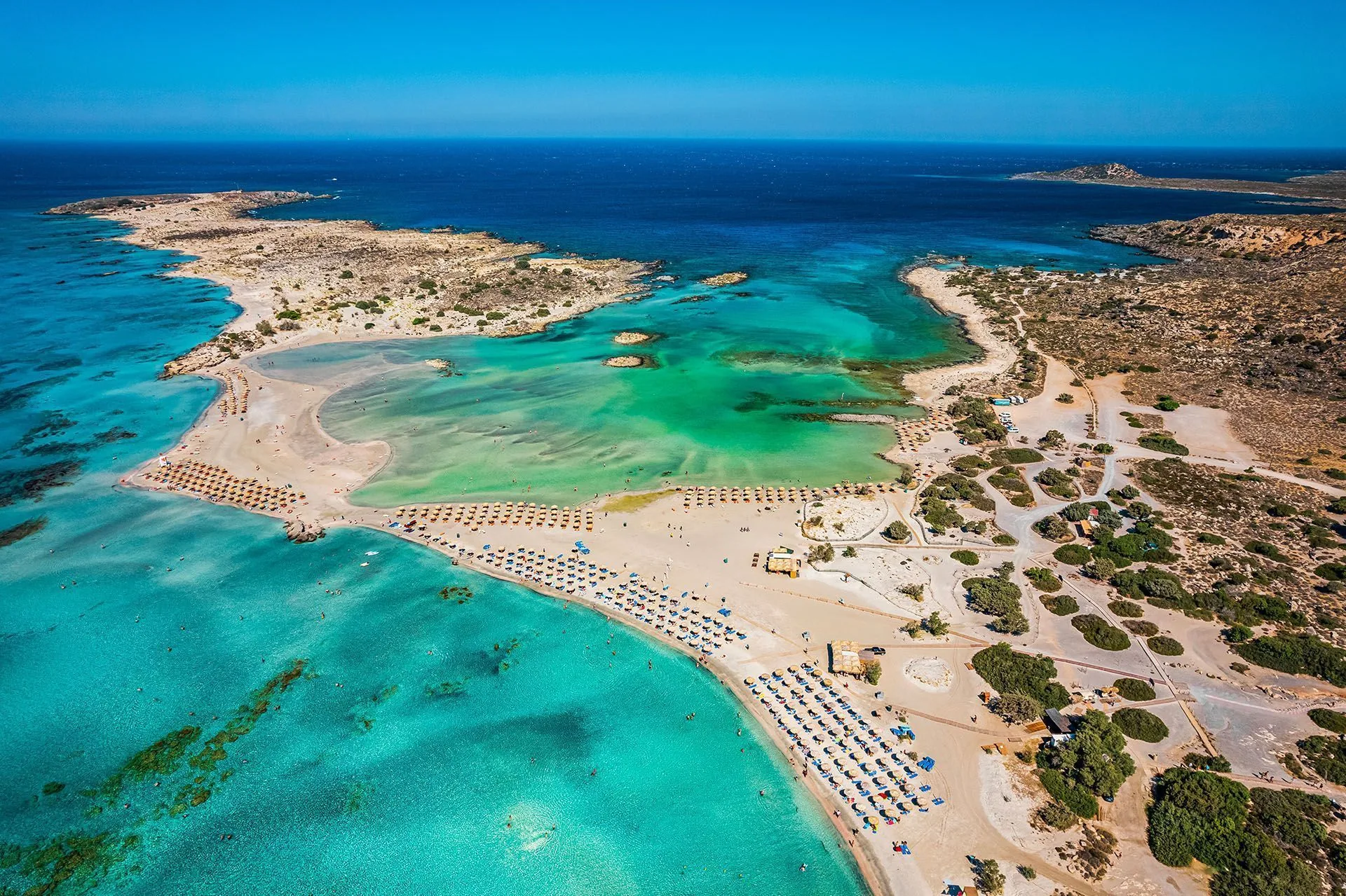 Elafonisi pink sand beach