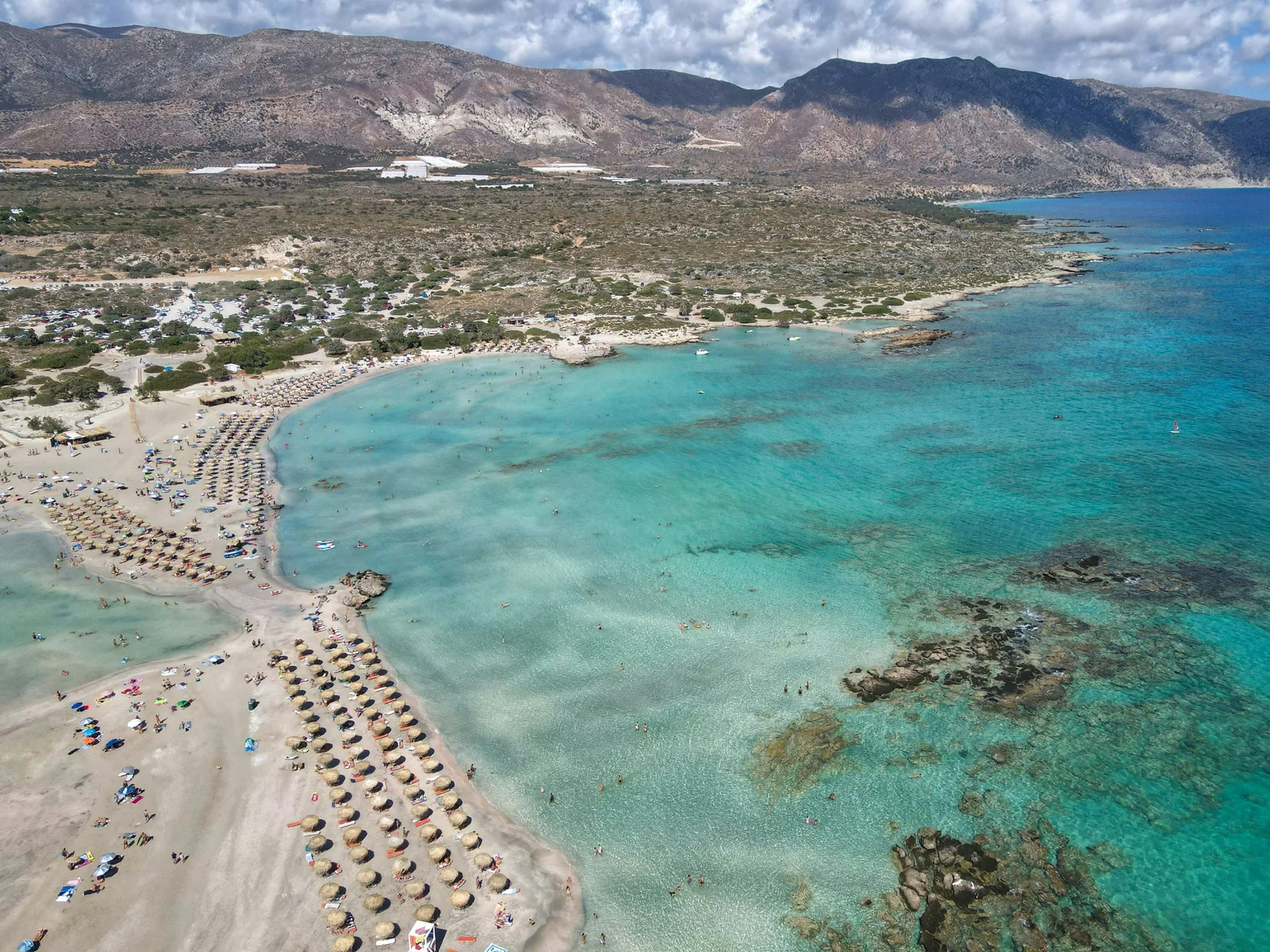 Balos Lagoon view