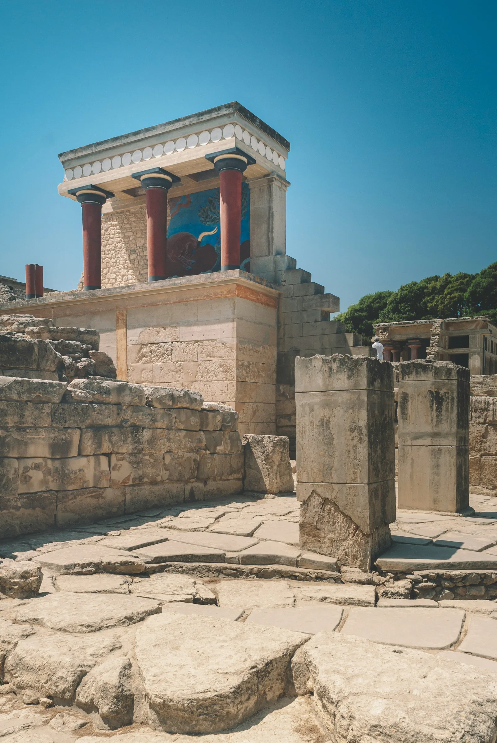 The legendary palace of Knossos