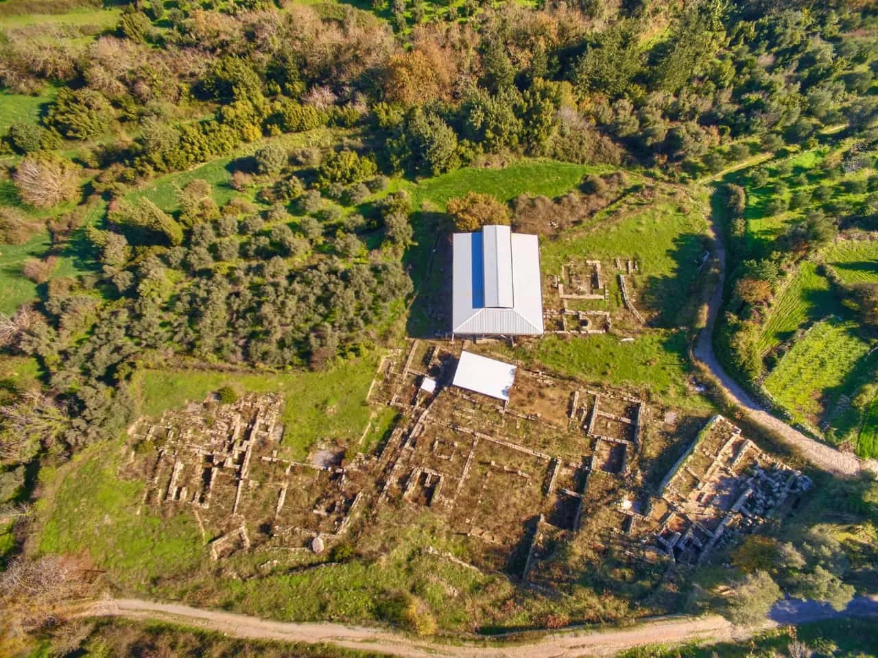 The ancient city of Eleutherna