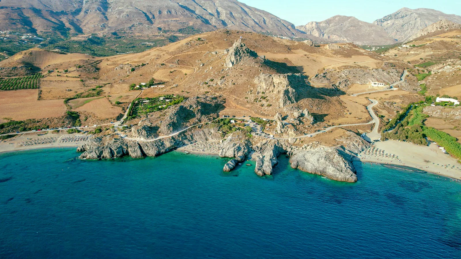 A tale of two beaches: Plakias and Damnoni