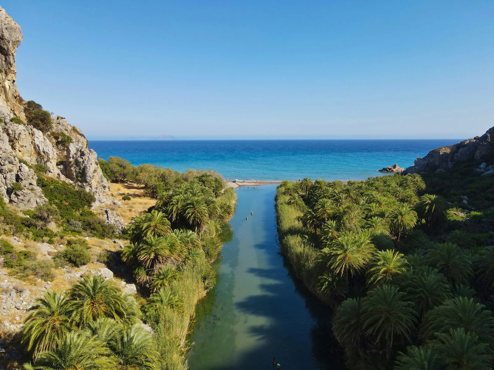 Preveli palm beach