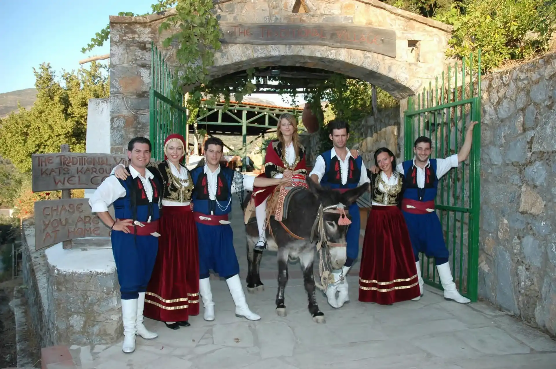 Meet as at the entrace